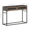 vidaXL Console Table 100x35x75 cm Solid Mango Wood