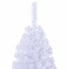vidaXL Artificial Christmas Tree with Thick Branches White 120 cm PVC