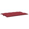 vidaXL Garden Bench Cushion Wine Red 150x(50+50)x7cm Oxford Fabric
