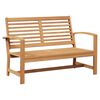Garden Sofa Set 4 pcs Natural Solid teak wood