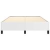 vidaXL Bed Frame without Mattress White 137x190 cm Full Faux Leather