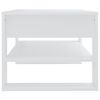 vidaXL Coffee Table White 102x55x45 cm Engineered Wood