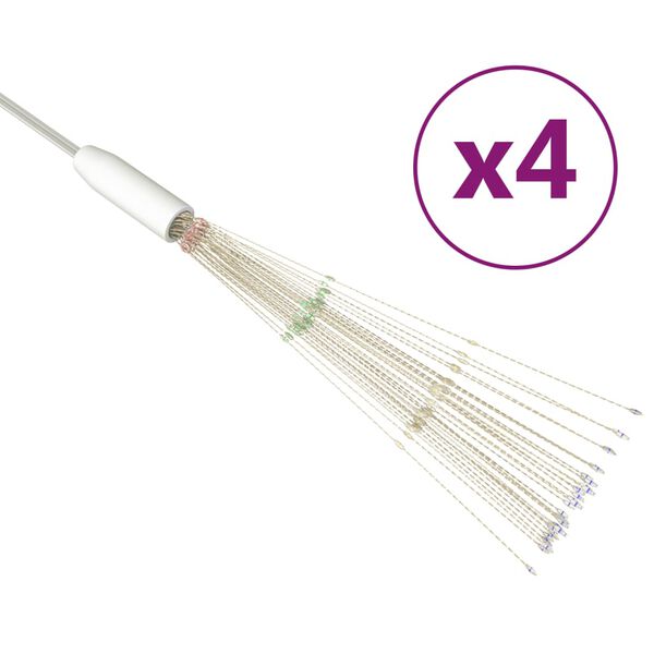vidaXL Outdoor Christmas Firecrack Lights 4pcs Multicolour 20cm 560 LEDs