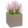 vidaXL Garden Planter Grey 36 x 36 x 35 cm Polypropylene