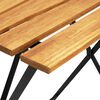 vidaXL 3 Piece Folding Bistro Set Solid Acacia Wood