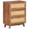 vidaXL Sideboard 61x35x76 cm Solid Mango Wood