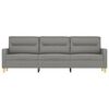 vidaXL 3-Seater Sofa Dark Grey 210 cm Fabric