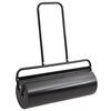 vidaXL Garden Lawn Roller Pull with Aerator Clamps Black 63 L Iron and Steel