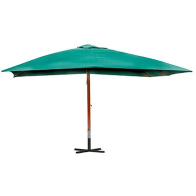 vidaXL Floating Garden Parasol Melia 300 x 400 cm Green