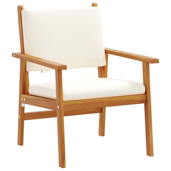 vidaXL 6 Piece Garden Dining Set with Cushions Solid Wood Acacia