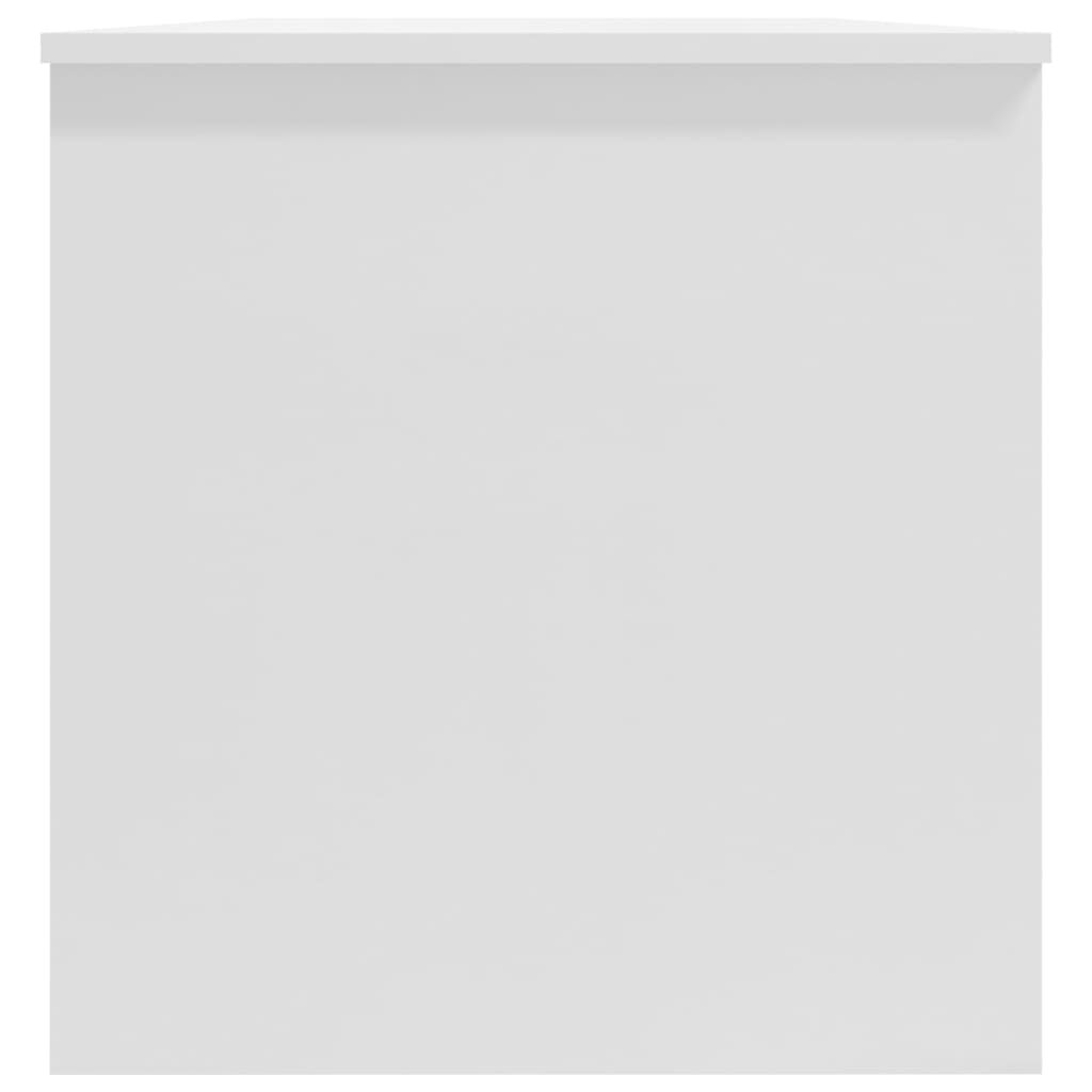 vidaXL Coffee Table High Gloss White 102x50x52,5 cm Engineered Wood