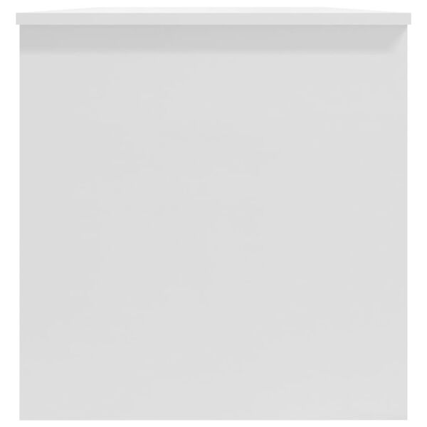 vidaXL Coffee Table High Gloss White 102x50x52,5 cm Engineered Wood