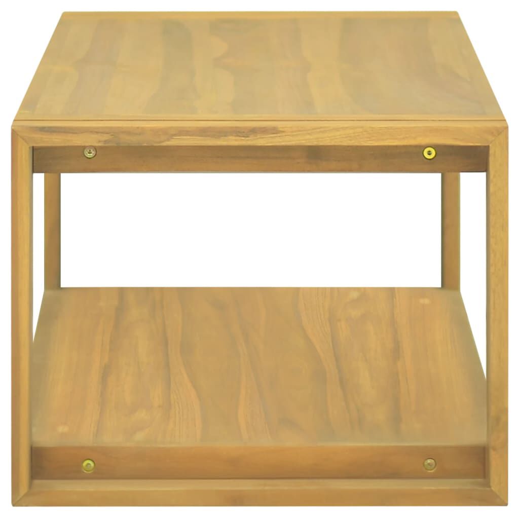 vidaXL Wall-mounted Bathroom Cabinet 90x45x35 cm Solid Wood Teak