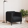 vidaXL Sofa Chair Black Fabric