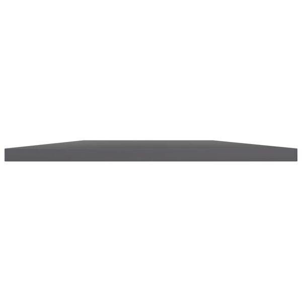 vidaXL Bookshelf Boards 4 pcs High Gloss Grey 100x30x1.5 cm Engineered Wood