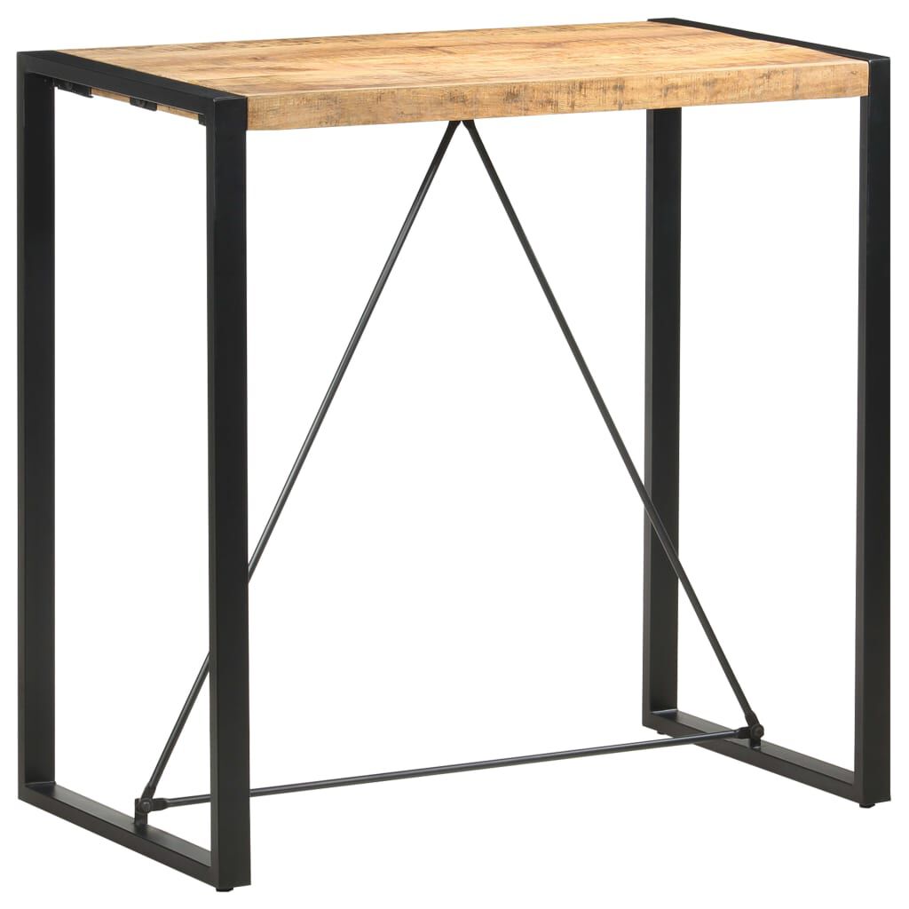 vidaXL Bar Table 110x60x110 cm Solid Mango Wood