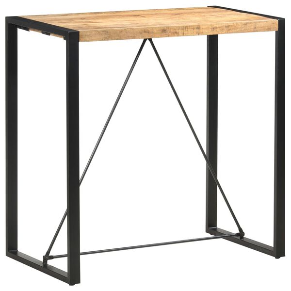 vidaXL Bar Table 110x60x110 cm Solid Mango Wood