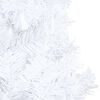 vidaXL Artificial Pre-lit Christmas Tree with Ball Set White 150 cm PVC