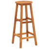 vidaXL Bar Chairs 2 pcs Solid Acacia Wood
