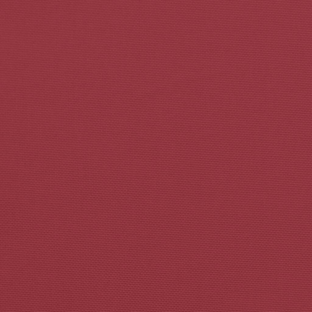 vidaXL Garden Bench Cushion Wine Red 100x(50+50)x7cm Oxford Fabric