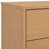 vidaXL Drawer Cabinet OLDEN Brown Solid Wood Pine