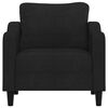 vidaXL Sofa Chair Black 60 cm Fabric