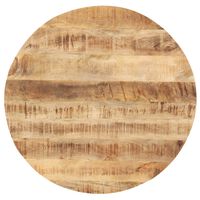 vidaXL Table Top Ø60x(2.5-2.7) cm Solid Mango Wood