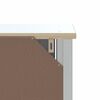 vidaXL Over-the-Toilet Storage BERG White 60x27x164.5 cm Solid Wood