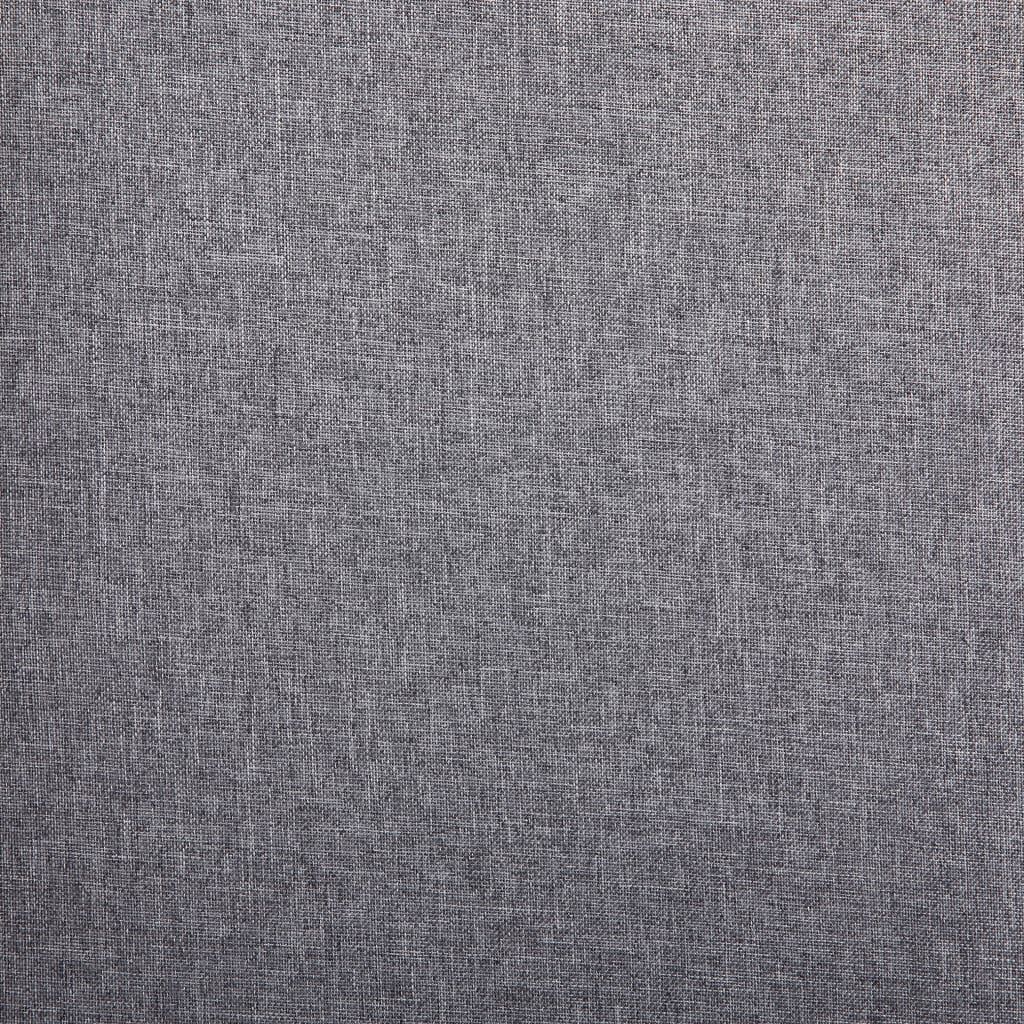 vidaXL Dining Chairs 4 pcs Light Gray Fabric