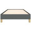 vidaXL Bed Frame without Mattress Dark Grey 100x203 cm Twin XL Fabric