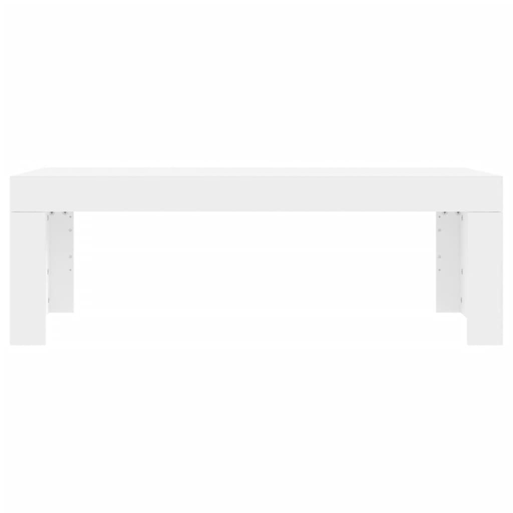 vidaXL Coffee Table White 102x50x36 cm Engineered Wood