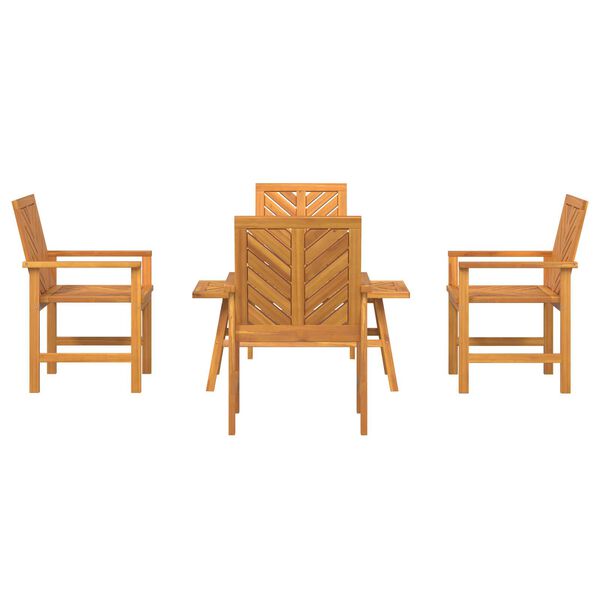 vidaXL 4 Piece Garden Lounge Set Solid Wood Acacia