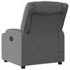 vidaXL Electric Massage Recliner Chair Dark Grey Fabric
