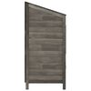 vidaXL Garden Shed Anthracite 55x52x112 cm Solid Wood Fir