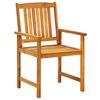 vidaXL Garden Dining Set 3 pcs Brown Solid acacia wood
