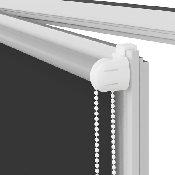 Roller Blind Blackout 40 x 100 cm Black