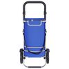vidaXL Shopping Trolley Blue 36.5 x 46.5 x 100.5 cm Oxford fabric