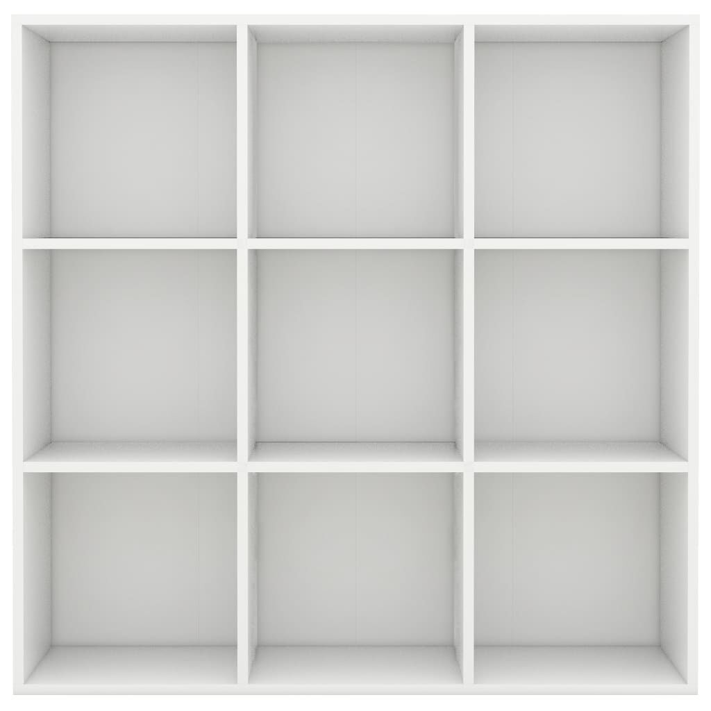 vidaXL Book Cabinet White 98x29x97.5 cm Engineered Wood