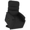 vidaXL Stand up Massage Chair Black Faux Leather