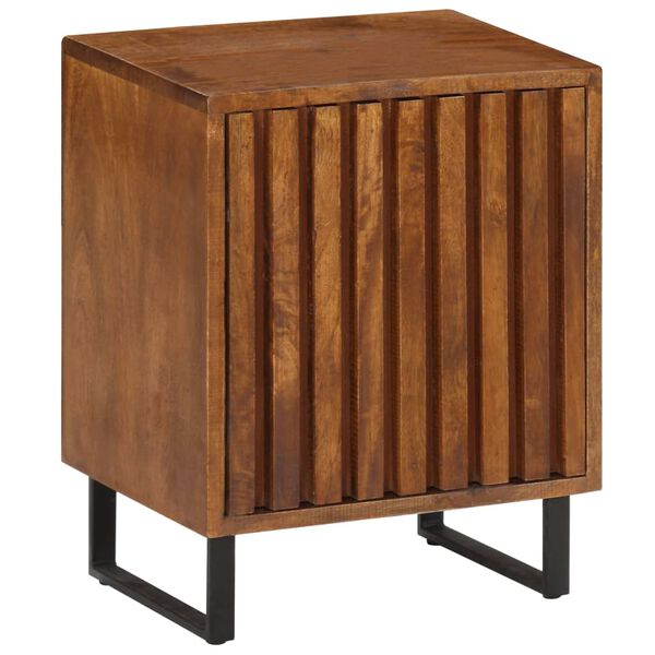 vidaXL Bedside Cabinet 40x30x50 cm Solid Mango Wood