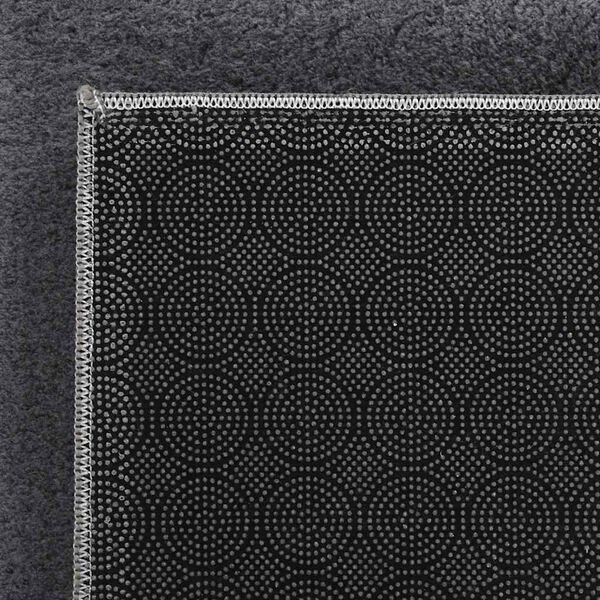 vidaXL Washable Rug Soft Shaggy Anthracite 160x230 cm Anti Slip