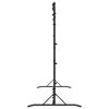 vidaXL Football Rebounder Net Black 366x90x183 cm HDPE