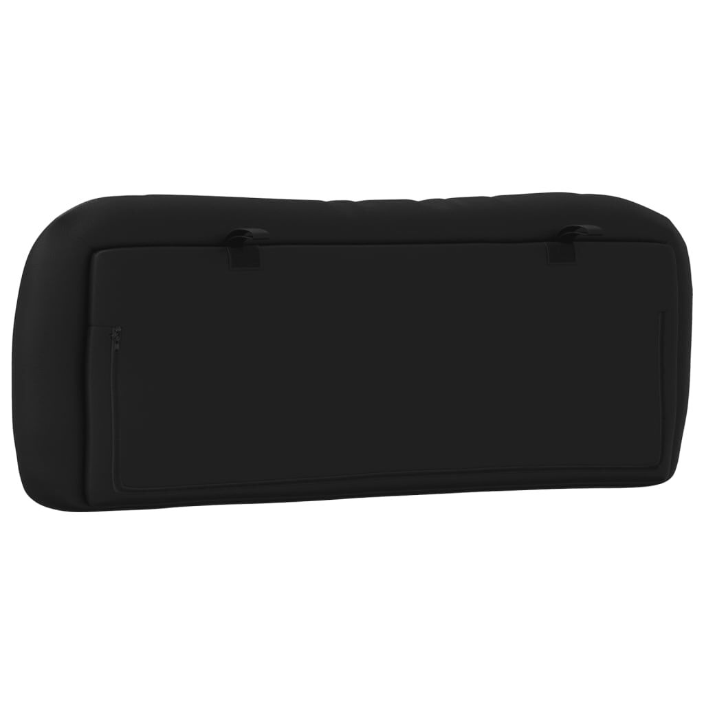 vidaXL Headboard Cushion "Hvar" Black 100 cm Faux Leather