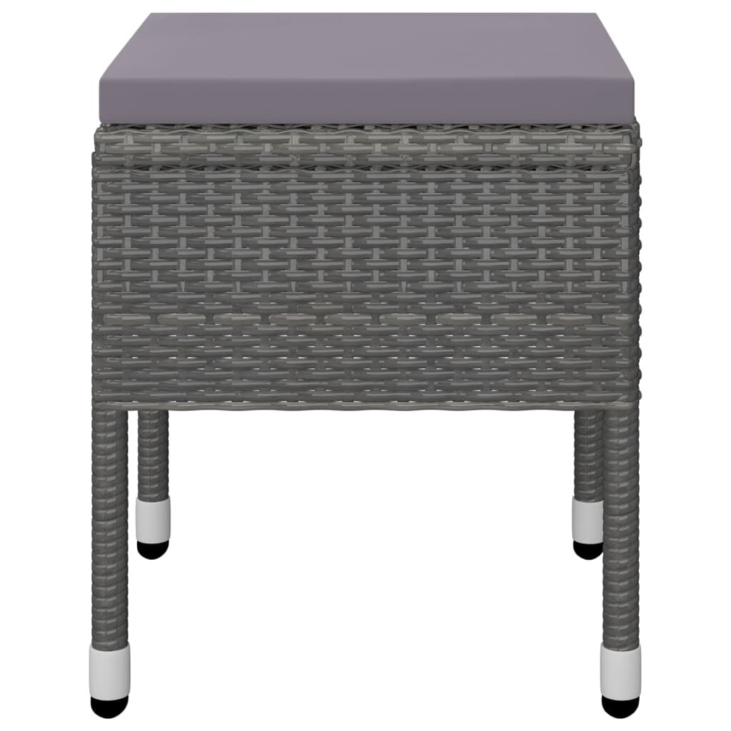 vidaXL 5 Piece Garden Dining Set Grey
