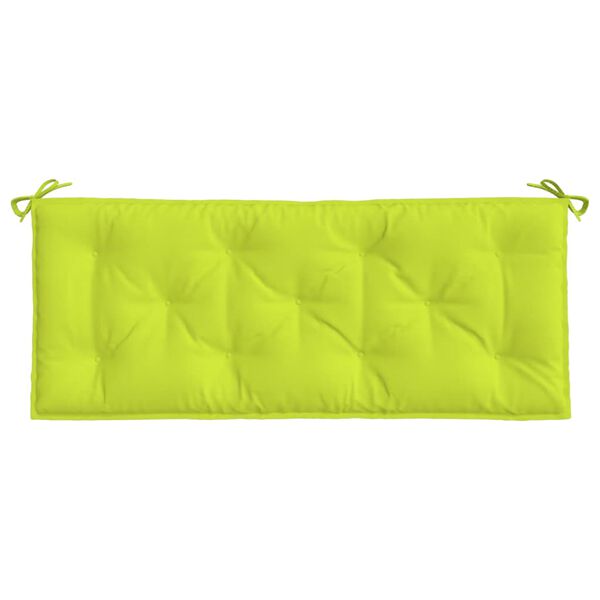 vidaXL Garden Bench Cushion Bright Green 120x50x7cm Oxford Fabric