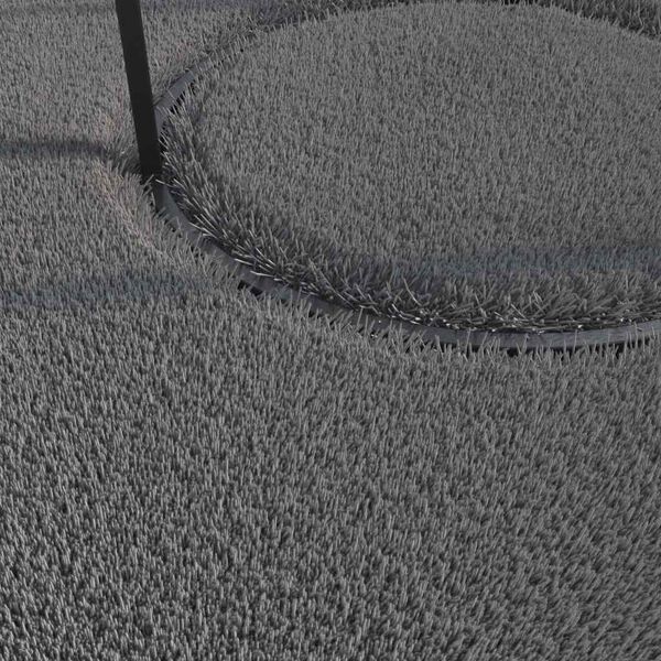 vidaXL Washable Rug Soft Shaggy Anthracite 160x230 cm Anti Slip