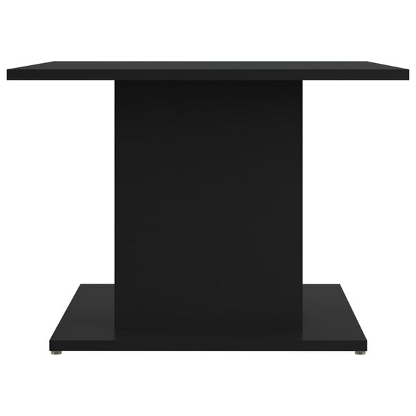 vidaXL Coffee Table Black 55.5x55.5x40 cm Engineered Wood