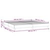 vidaXL Bed Frame without Mattress White King Faux Leather (US Only)