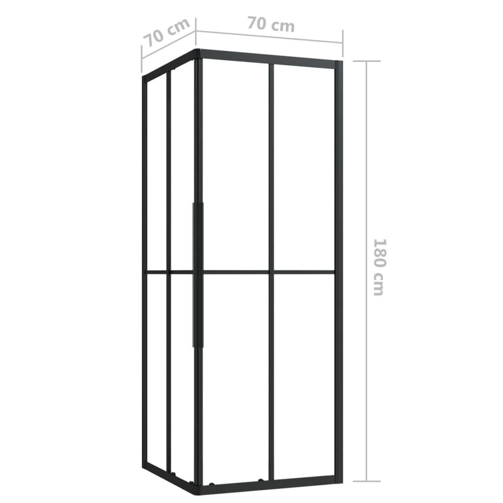 vidaXL Shower Cabin ESG 70x70x180 cm