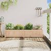 vidaXL Garden Planter 150x31x31 cm Solid Wood Pine